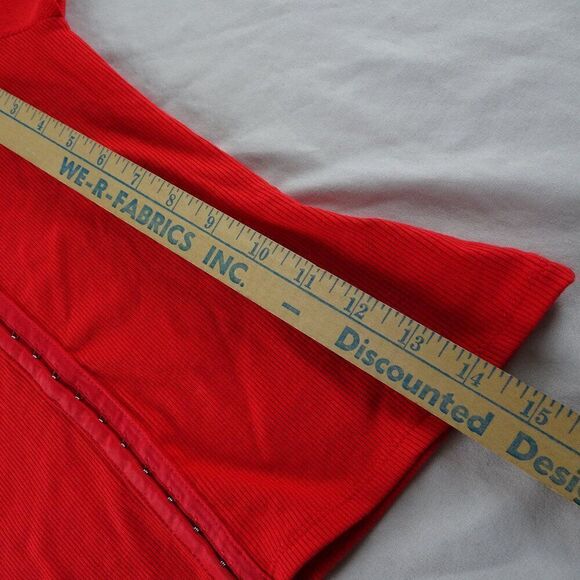 Guess Los Angeles Women Red Top Size S - Picture 11 of 11